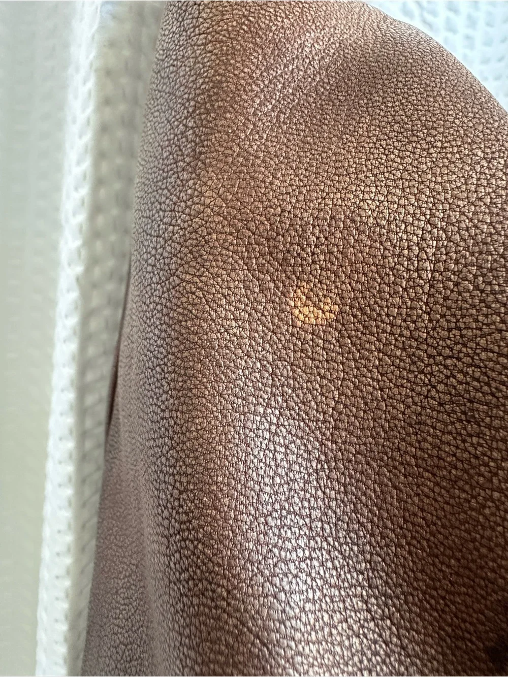 Liebeskind Brown Leather Hobo with Soft Pebbled Finish